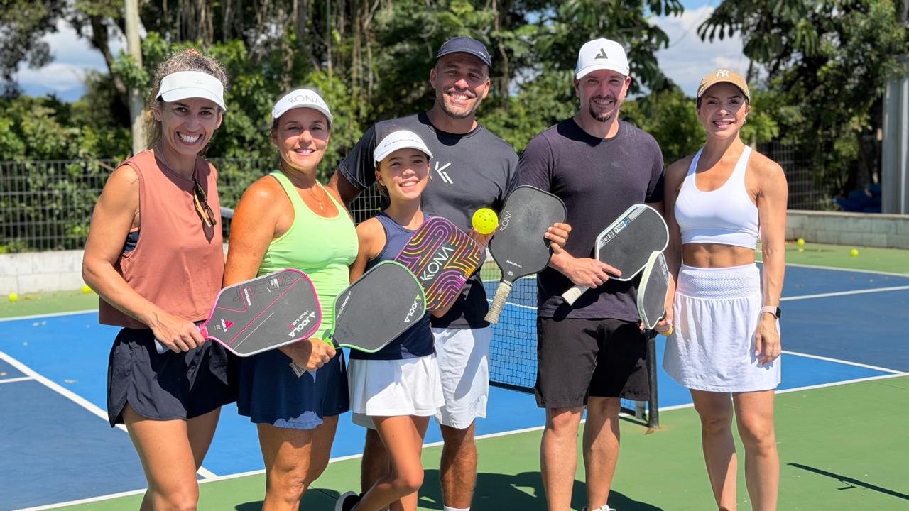 Turma de Pickleball em Floripa